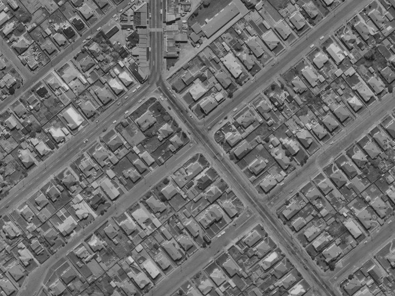 271 Selwyn Street from the air, 1970-1974
