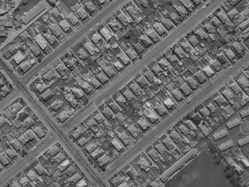 30 Redruth Avenue from the air, 1970-1974