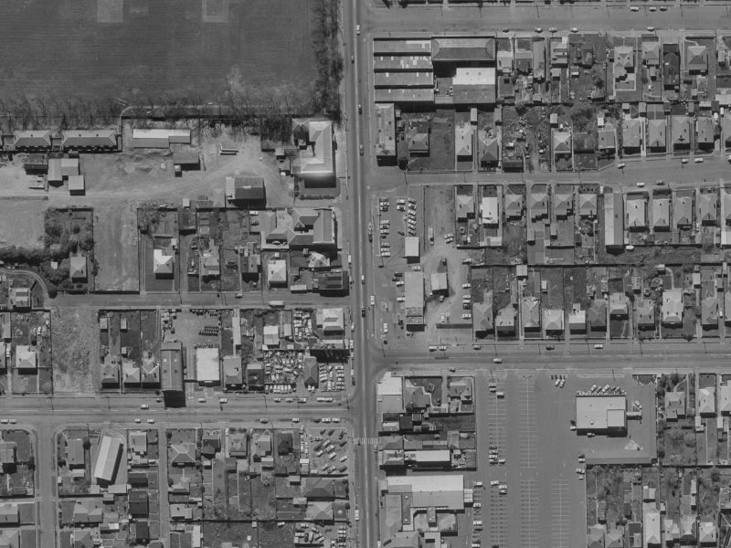 290D Colombo Street from the air, 1970-1974