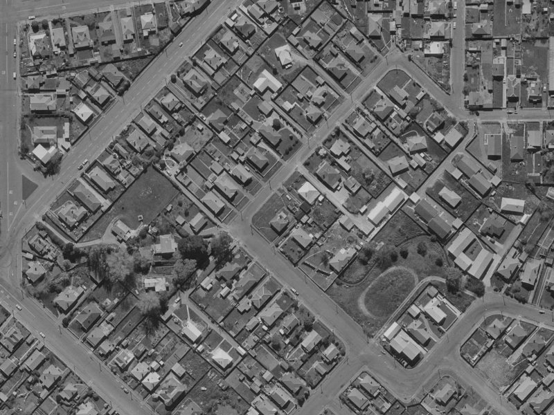 2B Humboldt Street from the air, 1970-1974