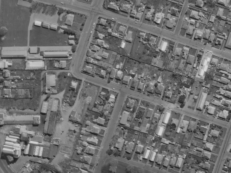 10–16 Buffon Street from the air, 1970-1974