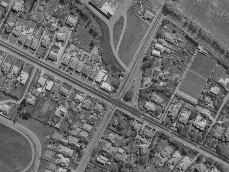 79 Opawa Road from the air, 1970-1974