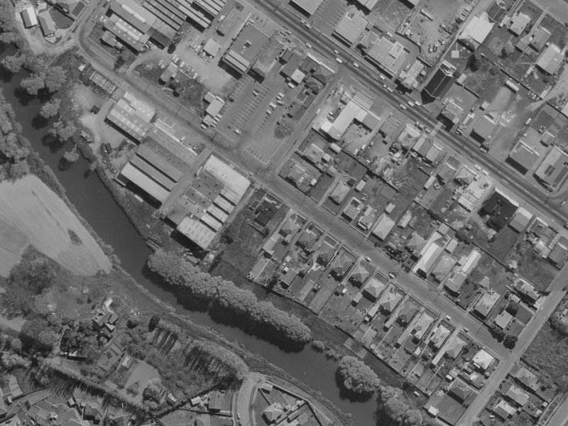 Heathcote Street from the air, 1970-1974
