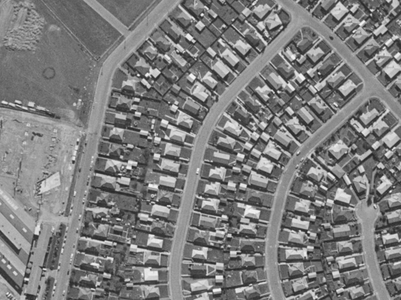 20 Oriana Crescent from the air, 1970-1974