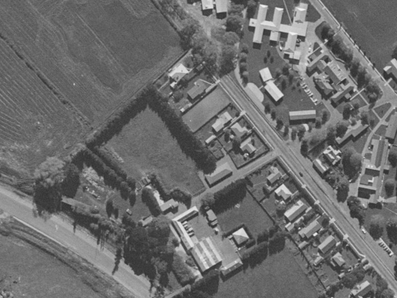 87 Mokihi Gardens from the air, 1970-1974