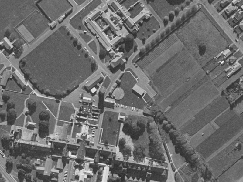 1 Levinge Lane from the air, 1970-1974
