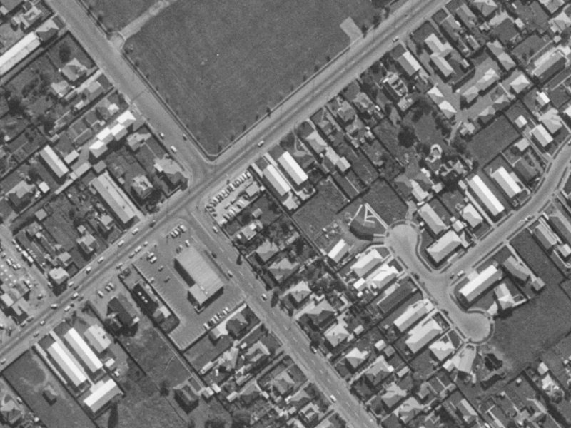 32 Blakehall Place from the air, 1970-1974