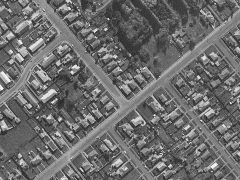 6 Nairn Street from the air, 1970-1974