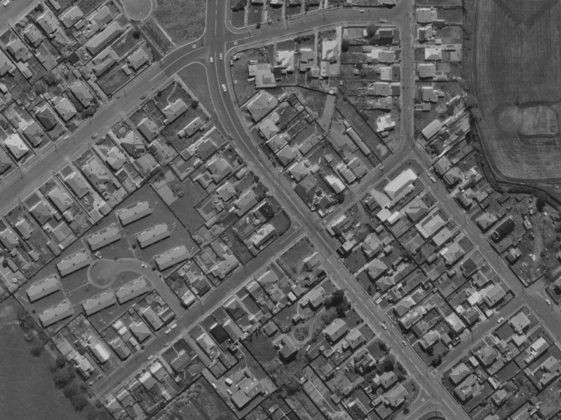 147 Strickland Street from the air, 1970-1974