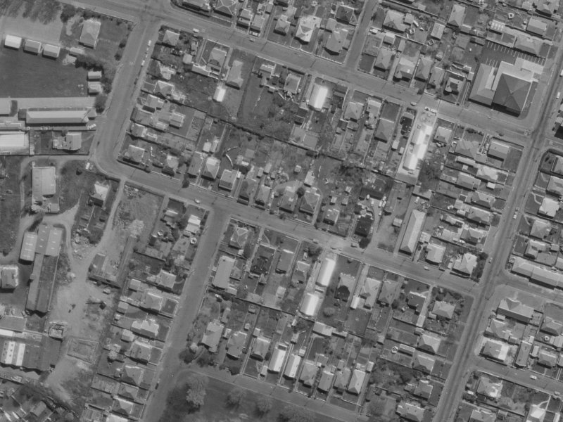 25 Buffon Street from the air, 1970-1974