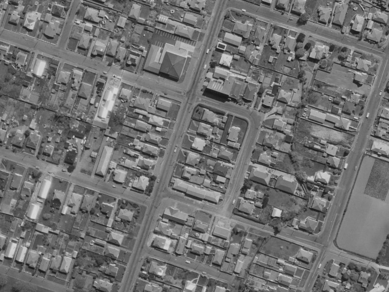 268 Wilsons Road from the air, 1970-1974