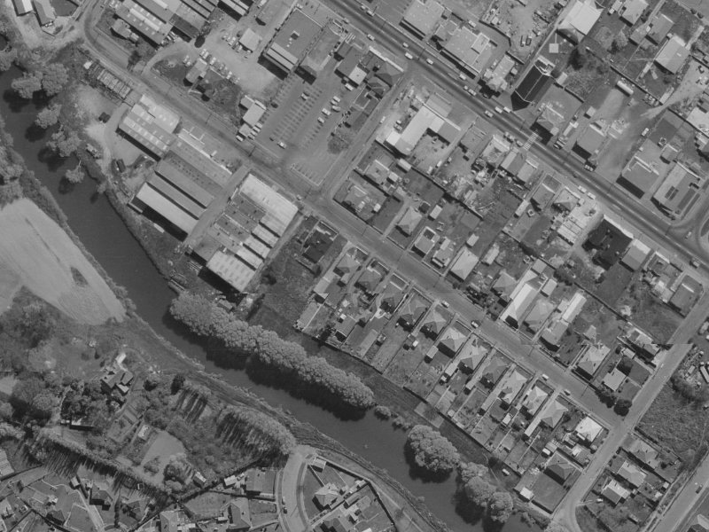 33 Heathcote Street from the air, 1970-1974