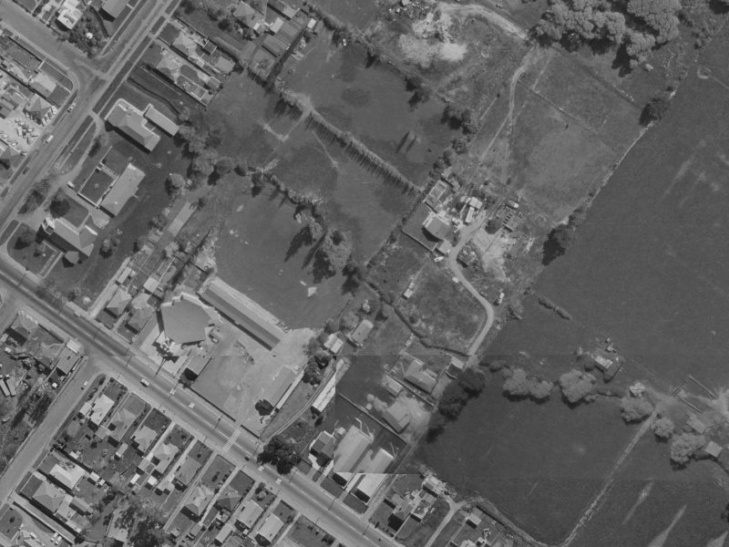 22 Streamside Ct from the air, 1970-1974