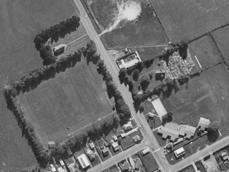 54 Kirk Road from the air, 1970-1974