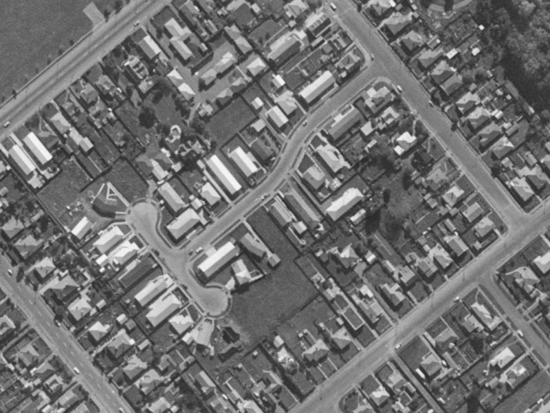 15 Blakehall Place from the air, 1970-1974