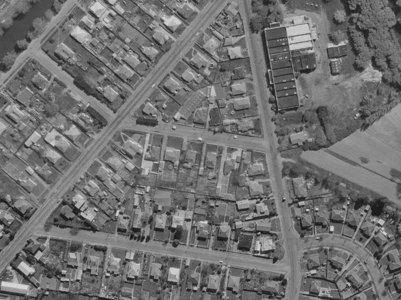 24A Tavender Street from the air, 1970-1974