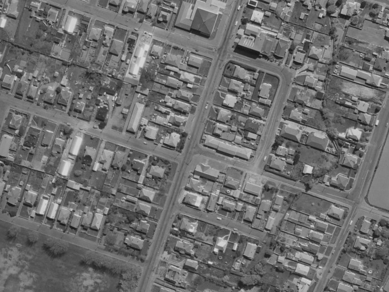 1 Hassals Lane from the air, 1970-1974