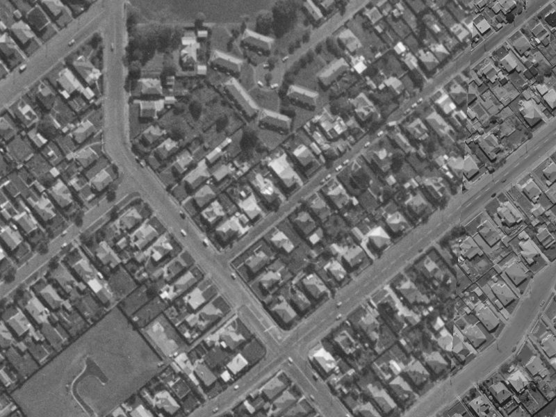 7 Rosewarne Street from the air, 1970-1974