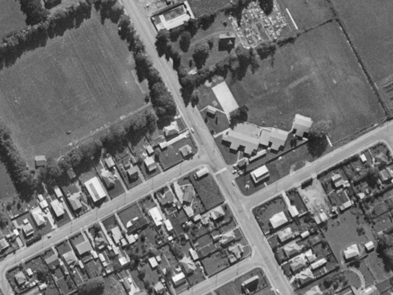 29 Kirk Road from the air, 1970-1974