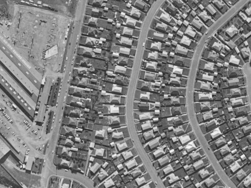 34 Oriana Crescent from the air, 1970-1974