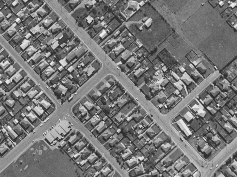 92 Amyes Road from the air, 1970-1974