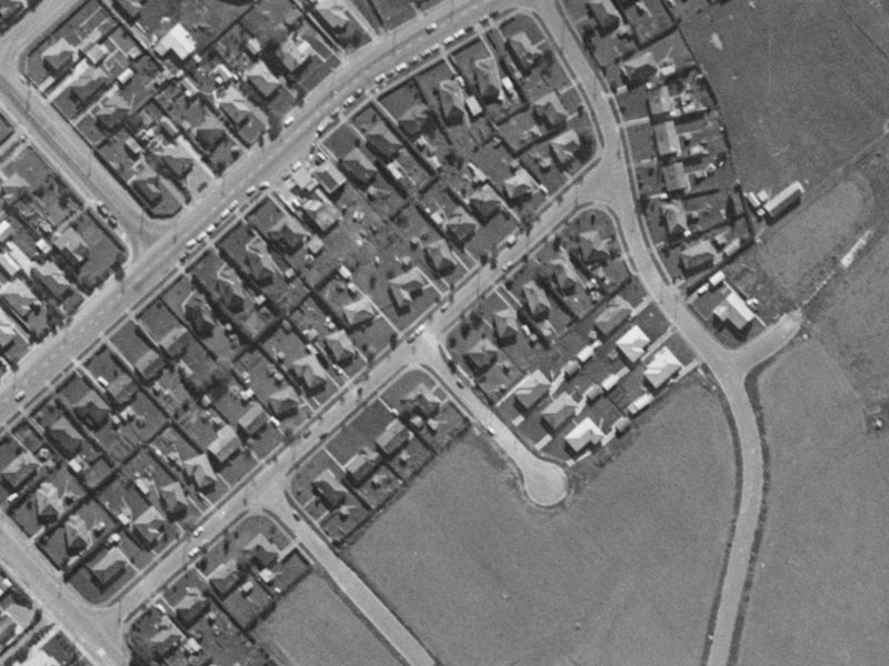 Dix Street from the air, 1970-1974