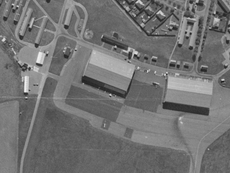 10 Handley Crescent from the air, 1970-1974