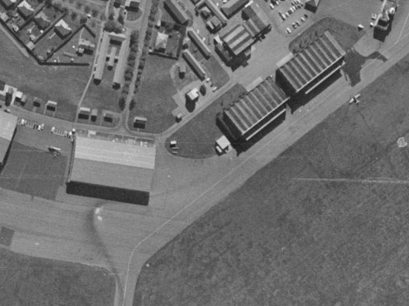 35 Mustang Avenue from the air, 1970-1974