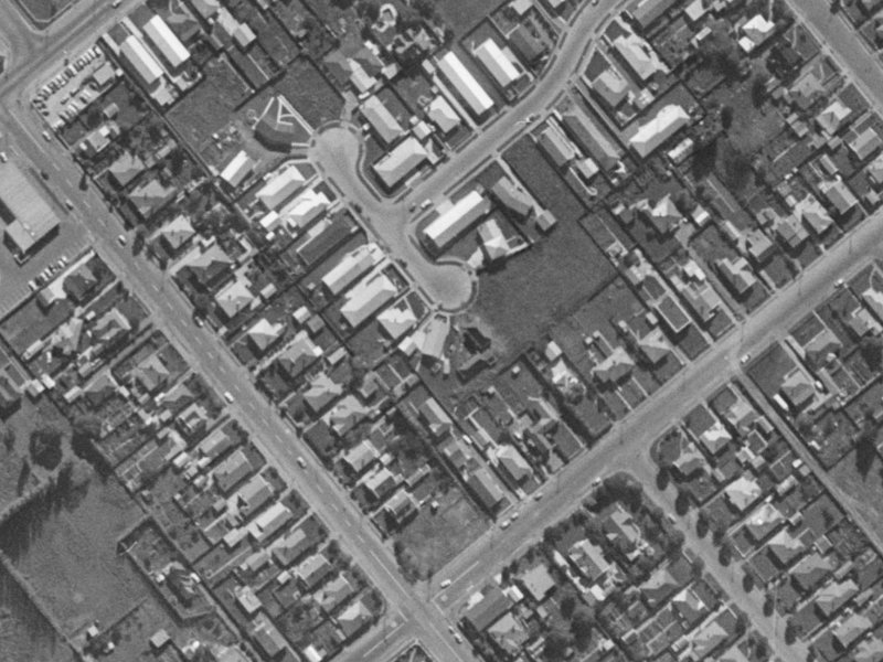 33 Blakehall Place from the air, 1970-1974