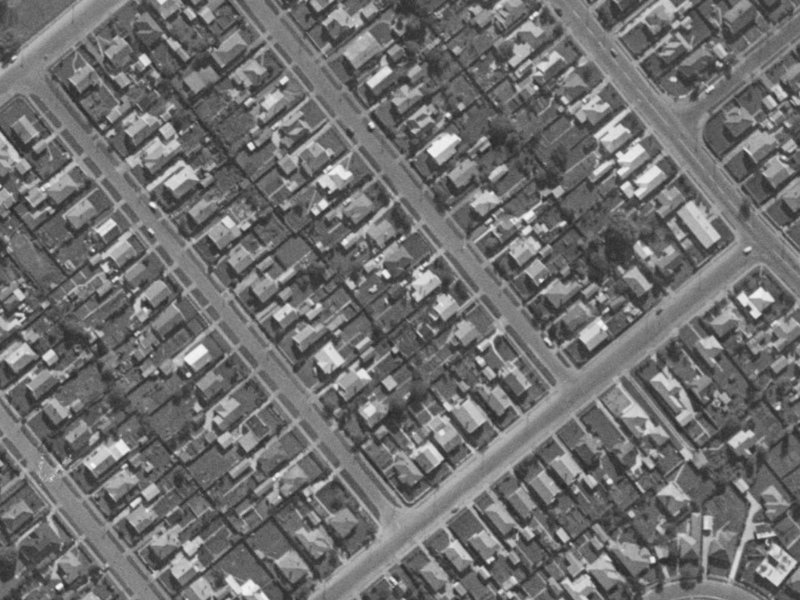 11 Sumner Street from the air, 1970-1974