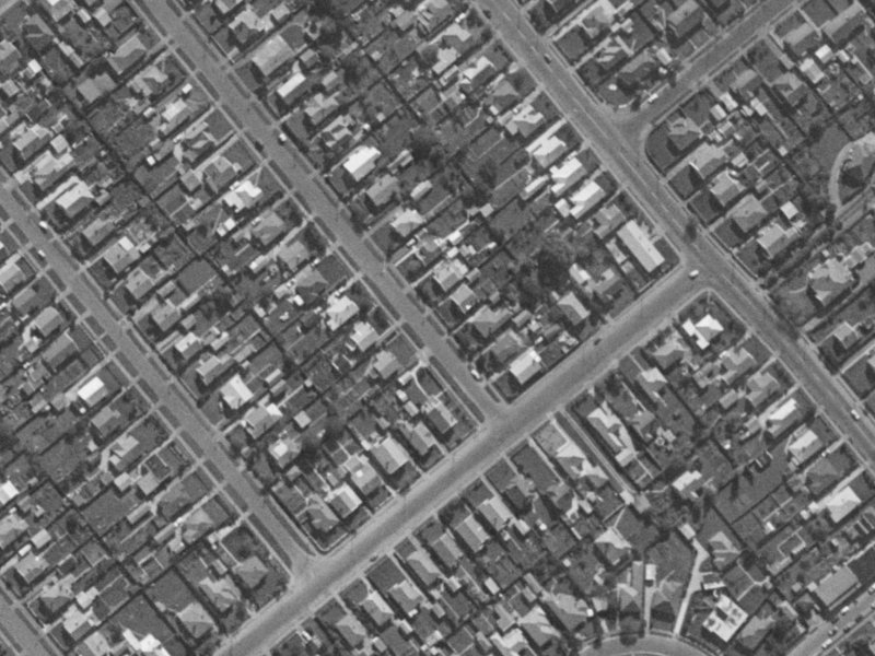 8 Sumner Street from the air, 1970-1974