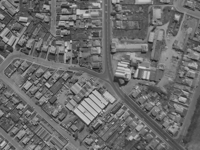 41 Austin Street from the air, 1970-1974