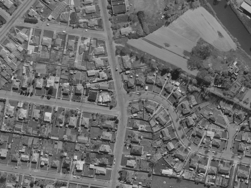 37 Cumnor Terrace from the air, 1970-1974