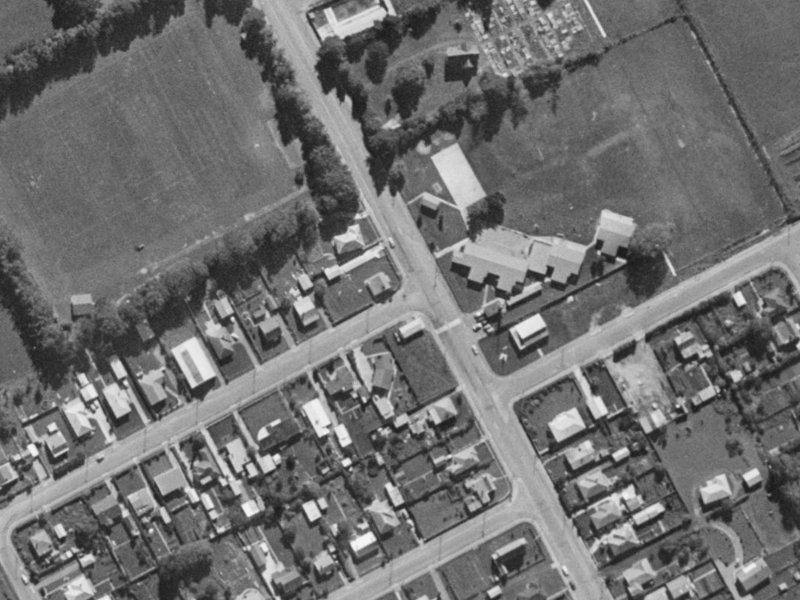 1 Kopara Street from the air, 1970-1974
