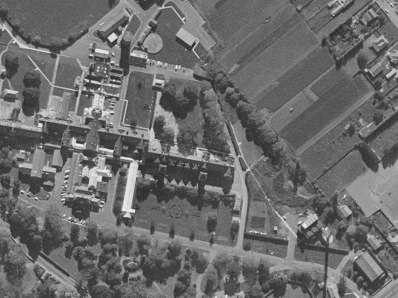 17 John Campbell Crescent from the air, 1970-1974