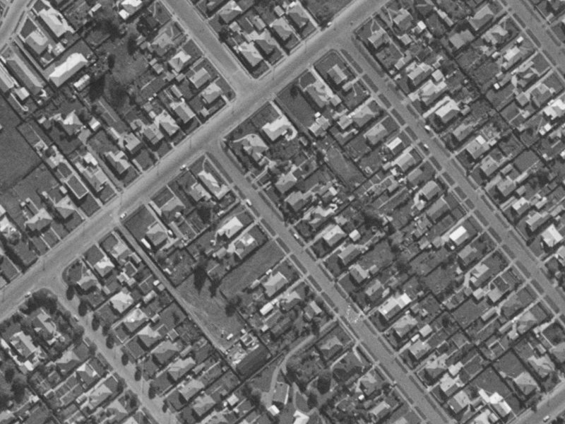 44 Plunket Street from the air, 1970-1974