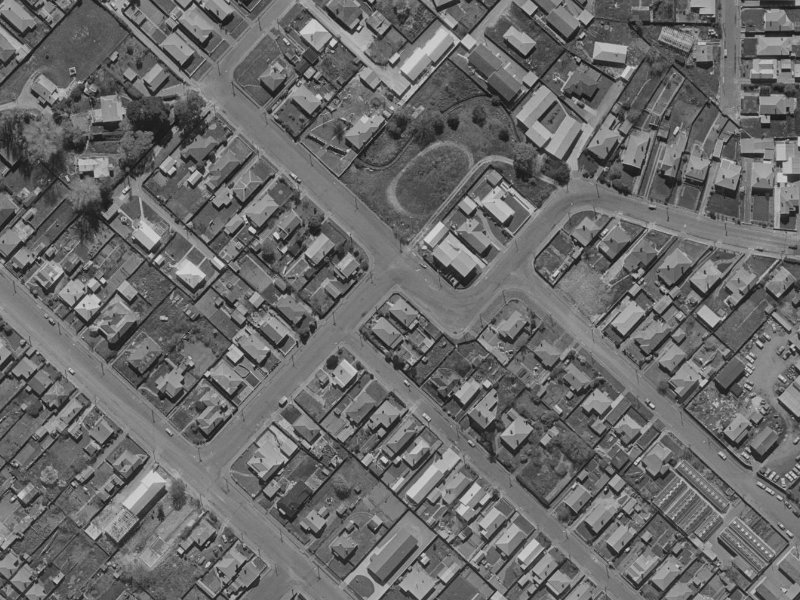 22 Ingoldsby Street from the air, 1970-1974