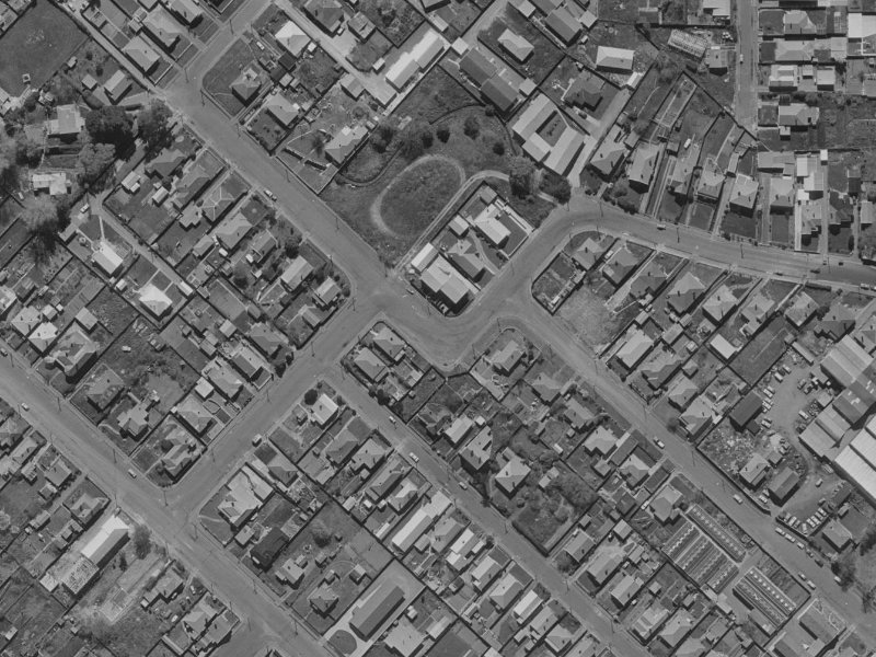 36 Cameron Street from the air, 1970-1974