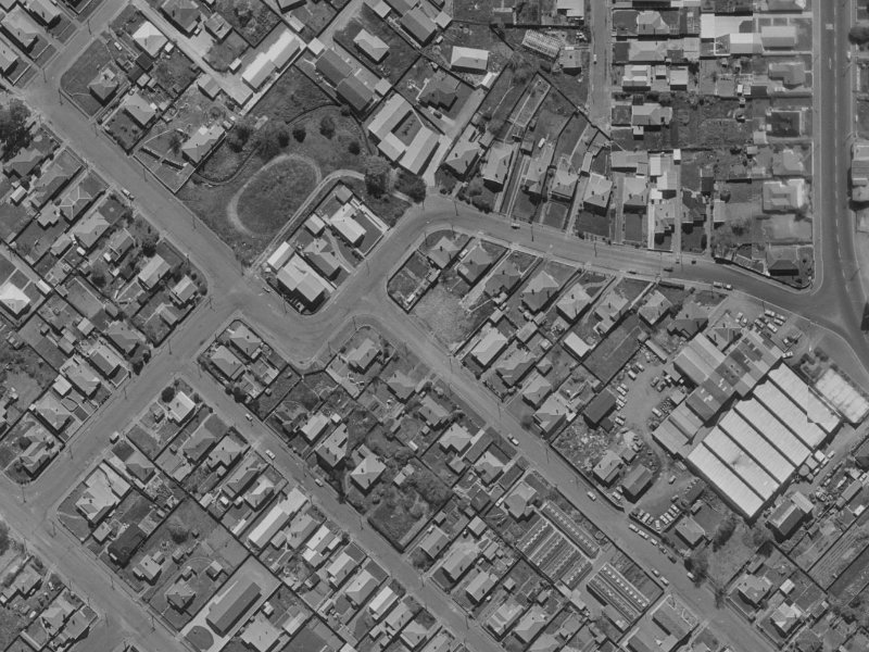 7 Hume Street from the air, 1970-1974
