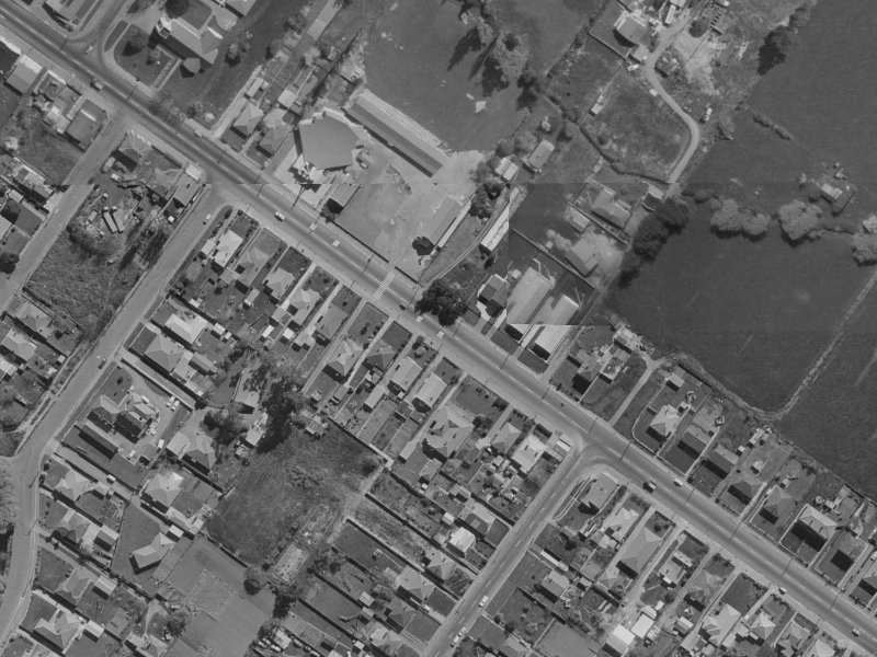 678A Ferry Road from the air, 1970-1974