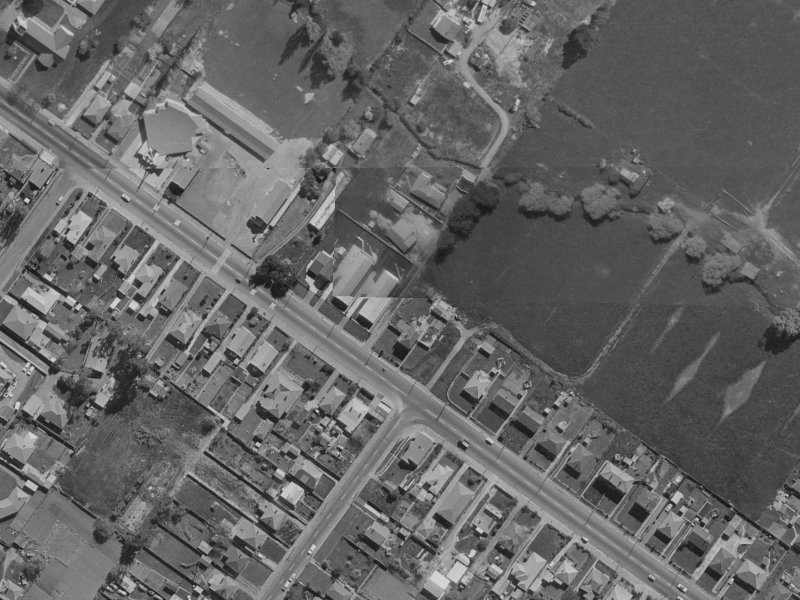 765 Ferry Road from the air, 1970-1974