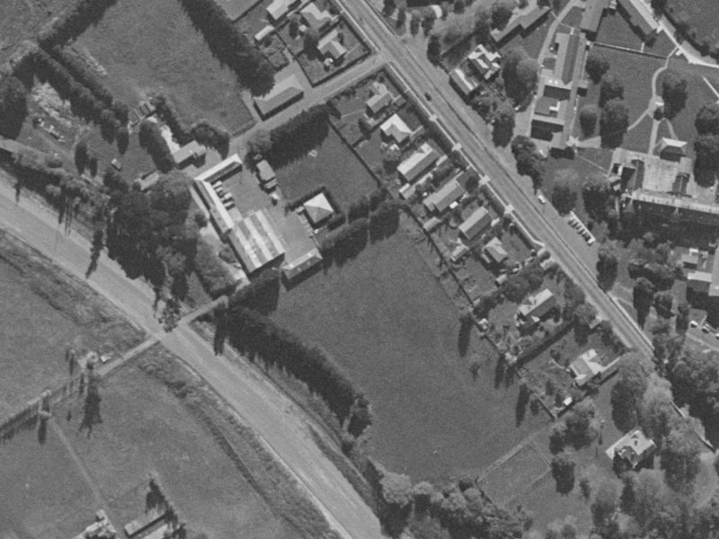 2 Seager Lane from the air, 1970-1974