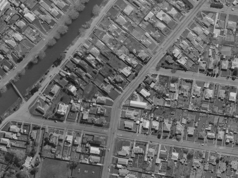 68A Radley Street from the air, 1970-1974