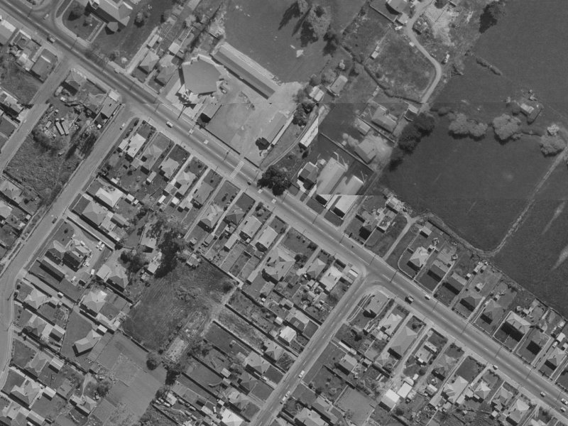 680 Ferry Road from the air, 1970-1974