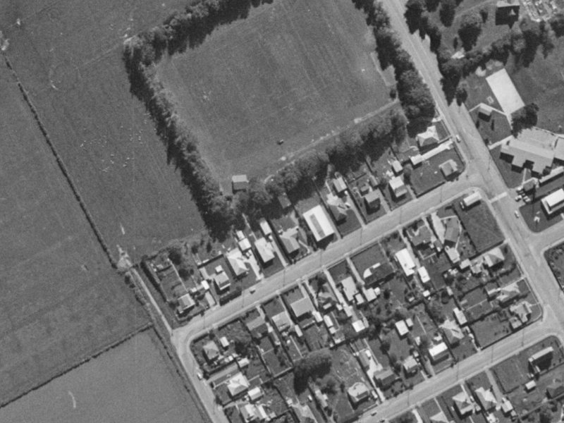 Kopara Street from the air, 1970-1974