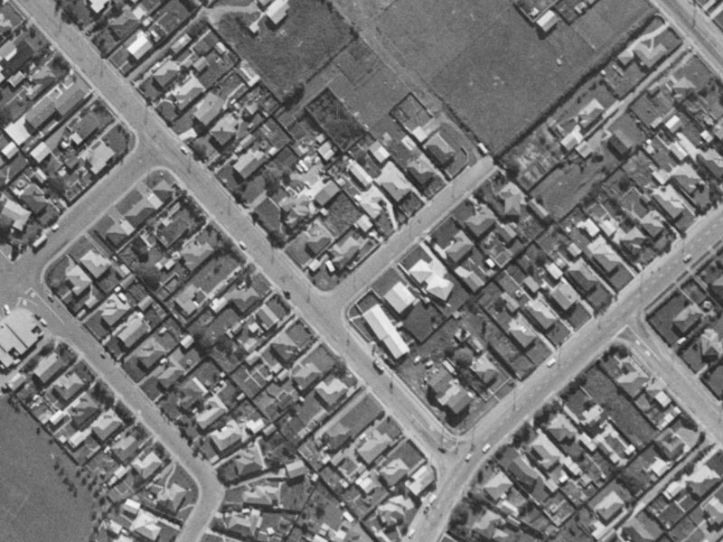 1 Trevor Street from the air, 1970-1974
