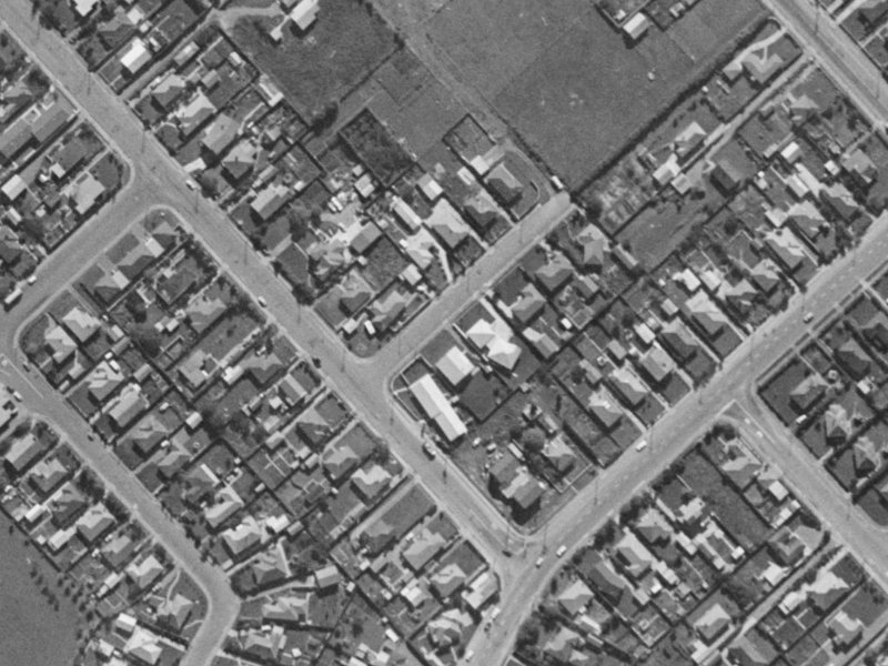 4 Trevor Street from the air, 1970-1974