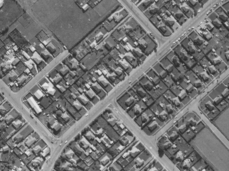 120 Springs Road from the air, 1970-1974