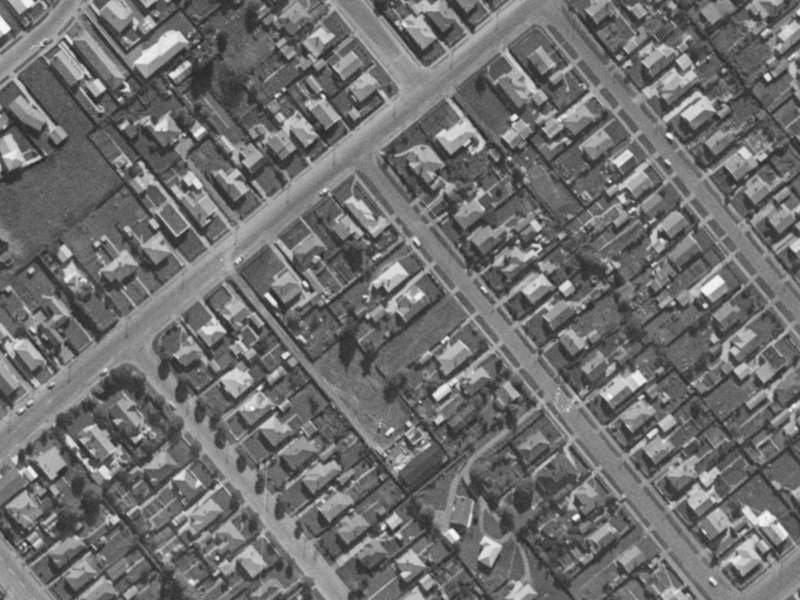 45 Plunket Street from the air, 1970-1974