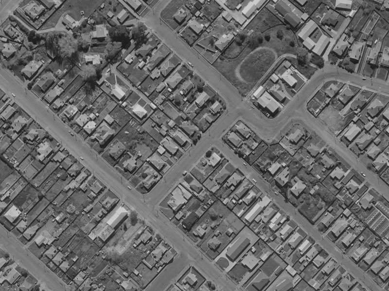 Ingoldsby Street from the air, 1970-1974